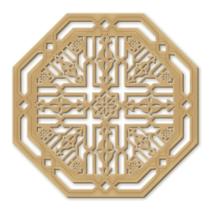 Mandala 50cm Aconchego 2071mdf50