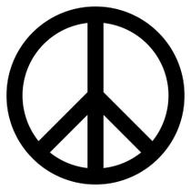 Mandala aplique simbolo da paz com fita dupla face decoração quadro decorativo