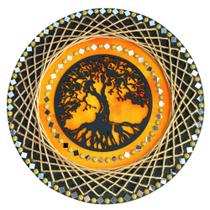 Mandala Árvore da Vida/Família 40cm - Aqui Tem Magia