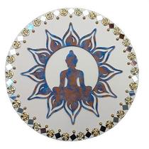 Mandala Buda / Flor de Lótus/Resiliência e Harmonia 26cm - Aqui Tem Magia