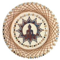 Mandala Buda/Flor de Lótus/Resiliência e Harmonia 40cm