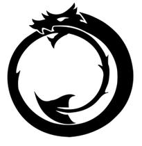 mandala circular aplique decorativo dragão Draclroborous MDF com fita dupla face decoração