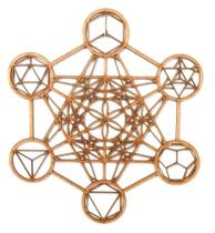 Mandala Cubo Metatron Sólidos de Platão - Geometria Sagrada