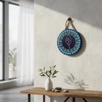 Mandala De Porta/parede Cerâmica Nossa Senhora Aparecida A