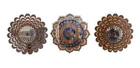 Mandala Decorativa Ambiente Sala Quarto 30x30 Kit 3 Pçs Mandala Decorativa Ambiente Sala Quarto 30x30 Kit 3 Pçs
