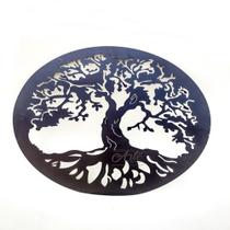 Mandala Decorativa Árvore Da Vida Produzida Em Ferro Oferta - Raízes Da Arte