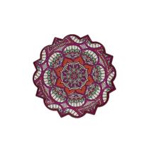 Mandala Decorativa de Ceramica Pequena Porta Copo - Cor B