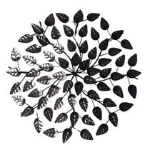 Mandala Decorativa em Ferro Rústico cor Preta