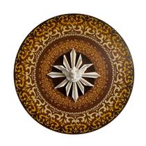 Mandala Divino Espirito Santo Texturizado mini 50x50cm - Oficina da Arte Brasil