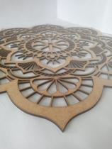 Mandala em MDF cru Mandala em MDF cru