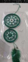 Mandala em pena cor verde Mandala em pena cor verde