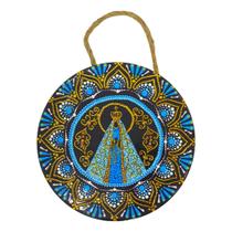 Mandala Enfeite de Parede Nossa Senhora Aparecida Olho Grego Mandala Enfeite de Parede Nossa Senhora Aparecida Olho Grego