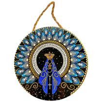 Mandala Enfeite de Parede Nossa Senhora Aparecida Olho Grego