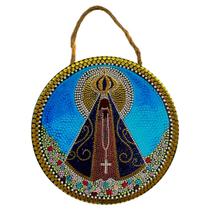 Mandala Enfeite de Parede Nossa Senhora Aparecida Olho Grego