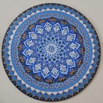Mandala Equilibrio 65cm diâmetro pintada à mão mdf 6mm