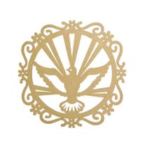 Mandala Espirito Santo Decoração 40cm Mdf Madeira Mandala Espirito Santo Decoração 40cm Mdf Madeira