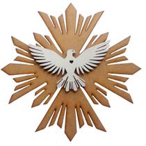 Mandala Espirito santo Mdf Vazado Decorativa com fita dupla face quadro decoração Mandala Espirito santo Mdf Vazado Decorativa com fita dupla face quadro decoração
