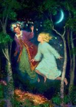 Mandala Fada da Floresta - Arte Mística e Encantadora