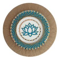 Mandala Flor de Lótus/Resiliência e Renovação 60cm - Aqui Tem Magia