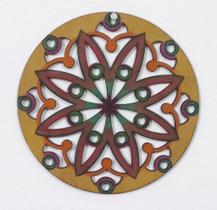 Mandala Flor Iluminada em MDF Recortado a Laser