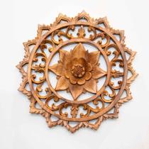 Mandala Flor Madeira Suar 30Cm Mandala Flor Madeira Suar 30Cm