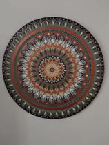 Mandala Fortuna 65cm pintada à mão MDF 6mm