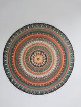 Mandala Fortuna 90cm pintada à mão MDF 6mm
