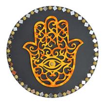 Mandala Hamsá/Mão de Fátima/Proteção e Intuição 26cm Mandala Hamsá/Mão de Fátima/Proteção e Intuição 26cm