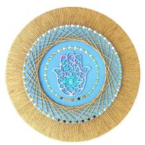 Mandala Hamsá / Mão de Fátima/Proteção e Intuição 60cm