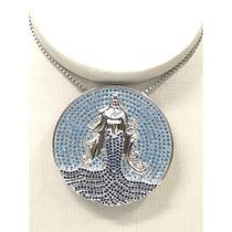Mandala Iemanja Semijóia Banhada A Rhodium Mandala Iemanja Semijóia Banhada A Rhodium