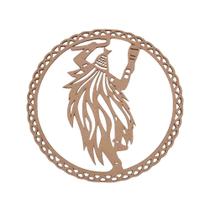 Mandala Laser Em MDF - Orixá Omolu 40 cm N7 7620