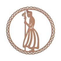 Mandala Laser Em MDF - Orixá Oxumare 40 cm N9 7624