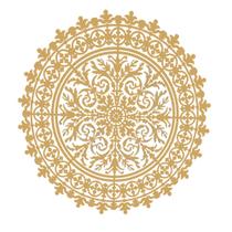 Mandala Laser Nº39 - MDF Madeira