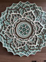 Mandala MDF em camadas 59 cm de diâmetro Mandala MDF em camadas 59 cm de diâmetro