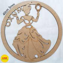 Mandala MDF Oxum 40cm 3mm - LM Artesanato