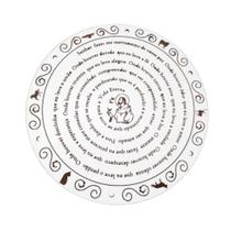 Mandala Oração De São Francisco Em Mdf 60 Cm Branco F031 - Móveis Trovarelli