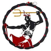 Mandala Orixá Exú Imagem Umbanda De Pendurar Na Parede 20cm