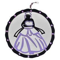 Mandala Orixá Nanã Com Espelho Imagem Umbanda De Parede 20cm