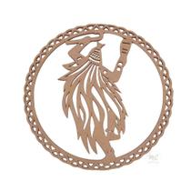 Mandala Orixá Omolu MDF 30cm de Diâmetro