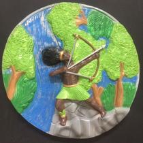 Mandala orixá oxossí 30 cm