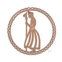 Mandala Orixá Oxumarê MDF 30cm de Diâmetro