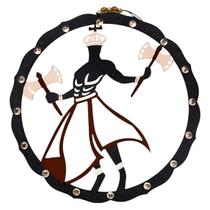 Mandala Orixá Xangô Imagem Umbanda De Pendurar Parede 20cm