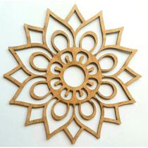 Mandala para Pintura MDF cru 15cm Corte a Laser Vários Modelos Mandala para Pintura MDF cru 15cm Corte a Laser Vários Modelos