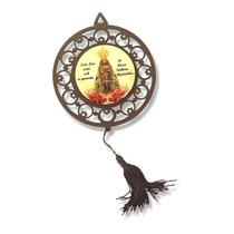 Mandala Para Porta Adorno Mdf Sagrada Família Nossa Senhora - Divinário