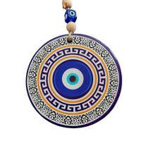 Mandala Porcelana Olho Grego proteção talisma amuleto 20 CM