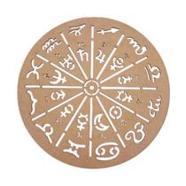 Mandala Signos Laser - MDF Madeira