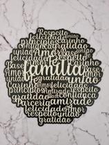 Mandala Sinônimos família 60cm Mandala Sinônimos família 60cm