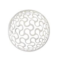 mandala spinner 20 cm decoração ambiente branco mdf 3mm
