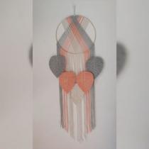 Mandala tricolor macrame