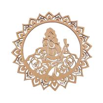 Mandala Umbanda Pomba Gira MDF 30cm de Diâmetro